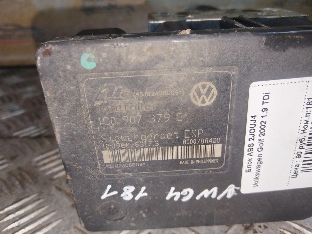 Блок ABS 2JOUJ4 Volkswagen Golf - Фото 6