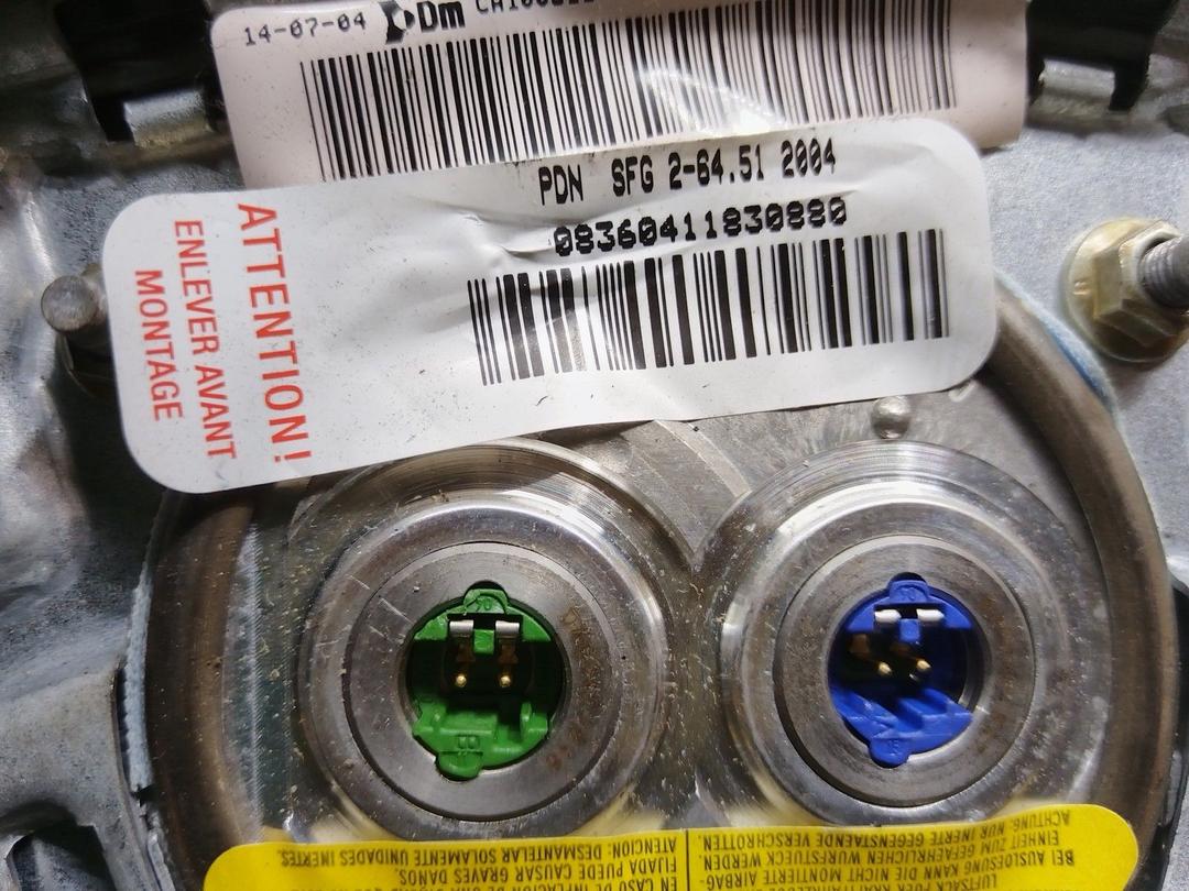 Подушка безопасности водителя KTZK24 Citroen C8 купить на авторазборке