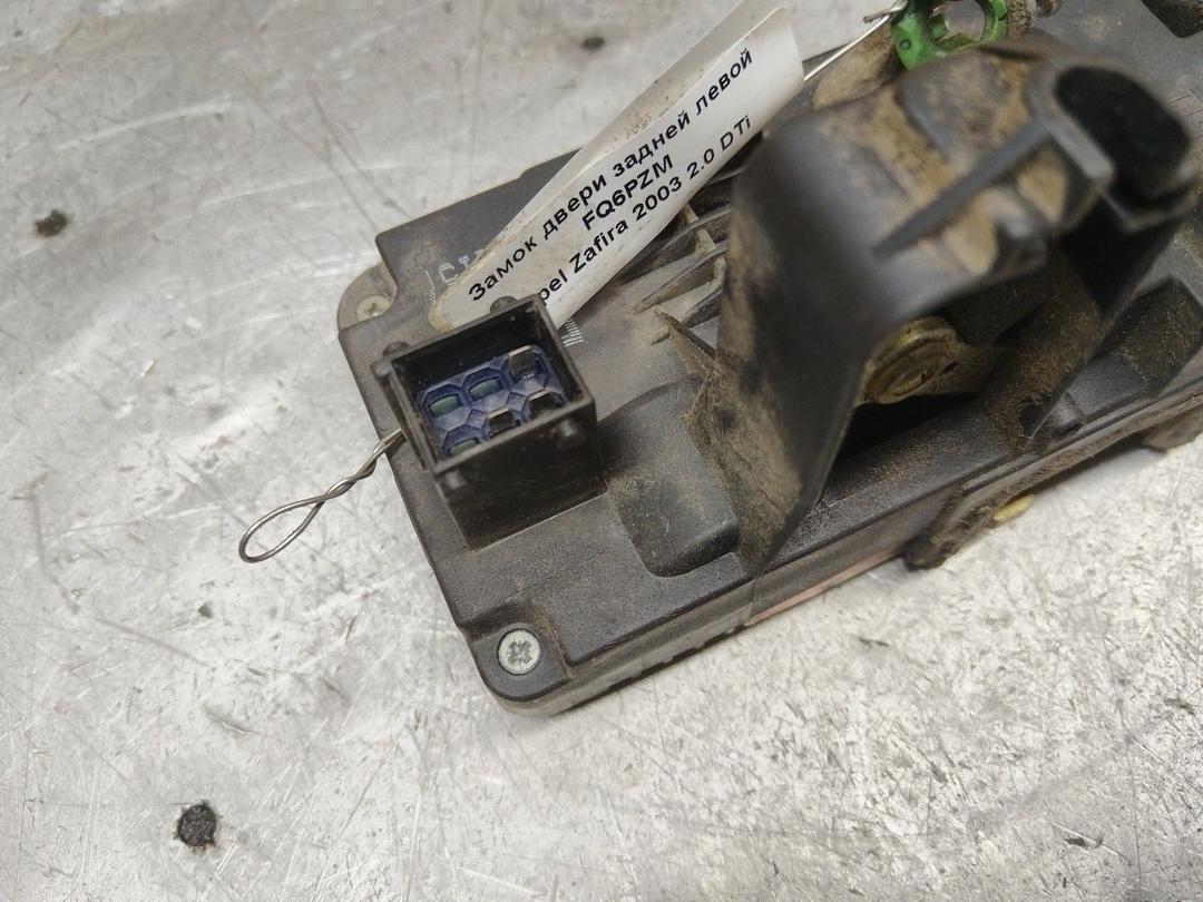 Замок двери задней левой FQ6PZM Opel Zafira купить в магазине запчастей бу