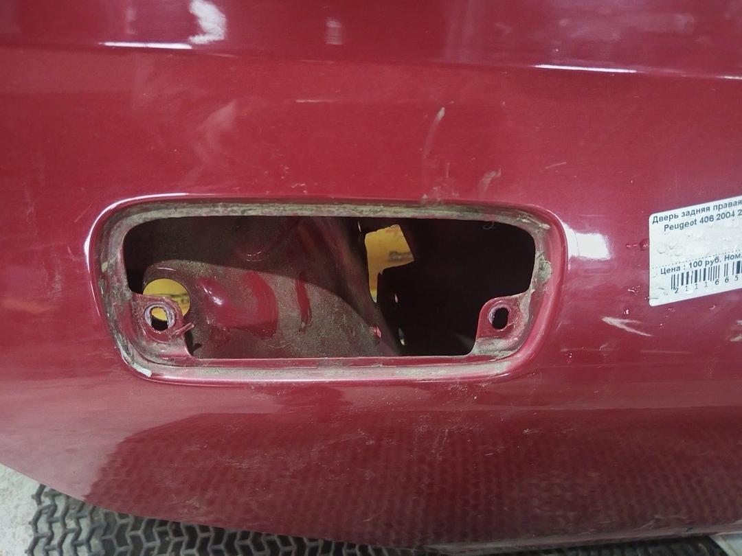 Дверь задняя правая 2YQATO Peugeot 406 купить с доставкой