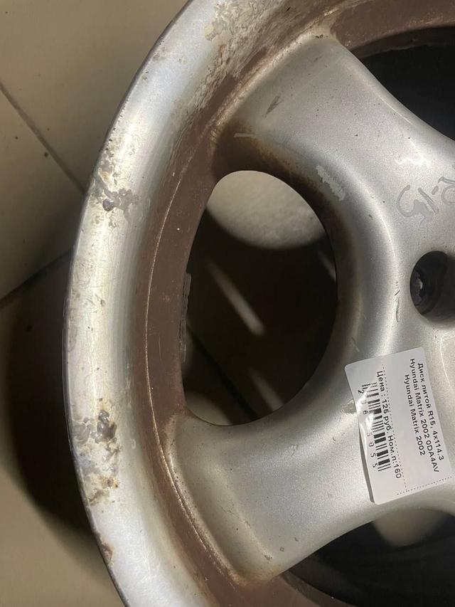Диск литой R15, 4x114.3 Hyundai Matrix 2002 0DA4AV 0DA4AV Hyundai Matrix купить на авторазборке