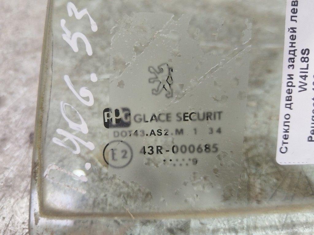 Стекло двери задней левой W4IL8S Peugeot 406 - Фото 2