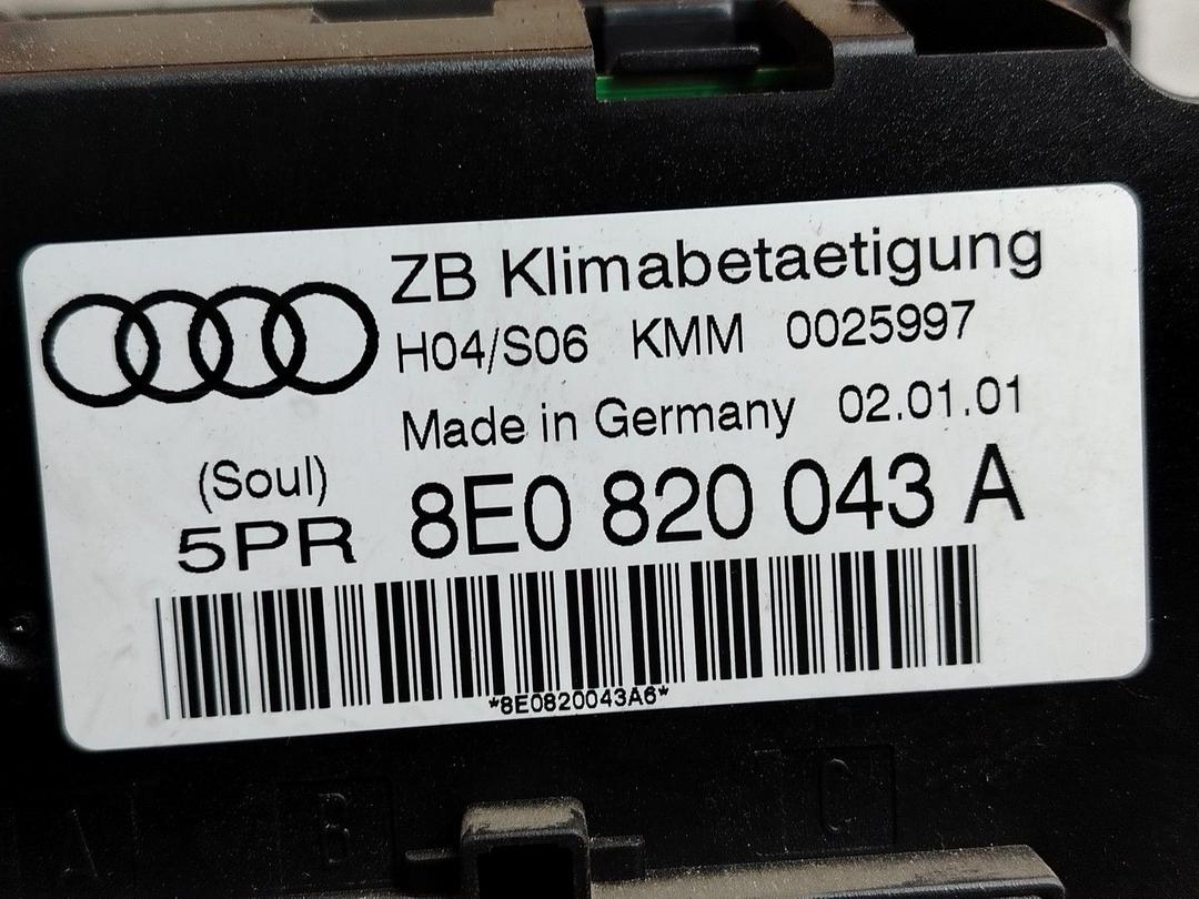 Блок управления печки/климат-контроля M37GJE Audi A4 - Фото 5