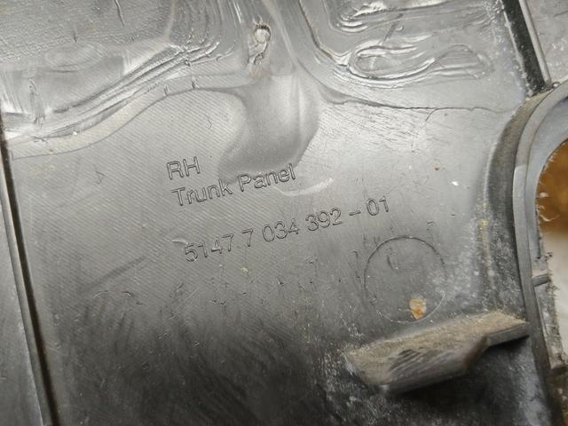 Обшивка багажника 0UKBMX BMW X5 E53 купить в магазине запчастей бу