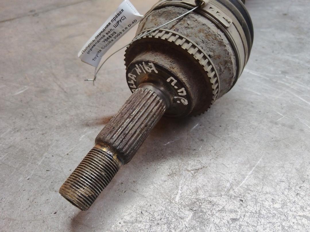 Полуось передняя правая (приводной вал, ШРУС) Y0652G Toyota Corolla - Фото 2