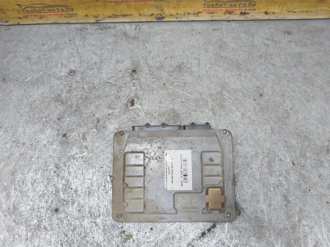 Блок управления двигателем KJI7T7 Skoda Fabia купить с доставкой