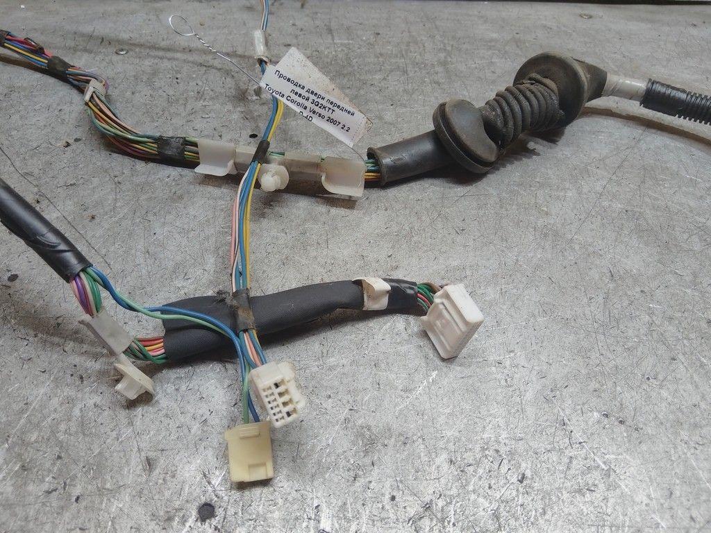 Проводка двери передней левой 3G2KTT Toyota Corolla Verso - Фото 4