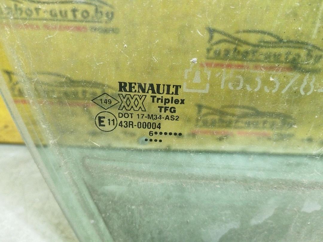 Стекло двери передней правой DXGJ80 Renault Megane - Фото 2