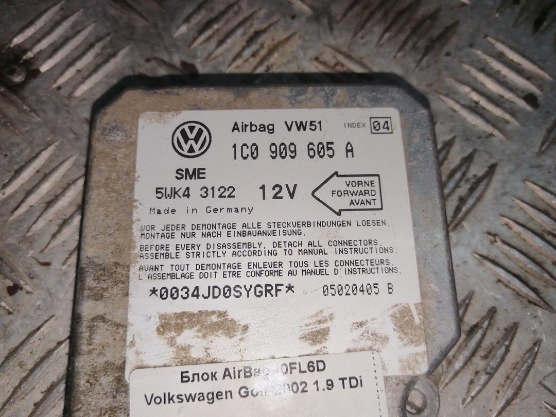 Блок AirBag I0FL6D Volkswagen Golf - Фото 2