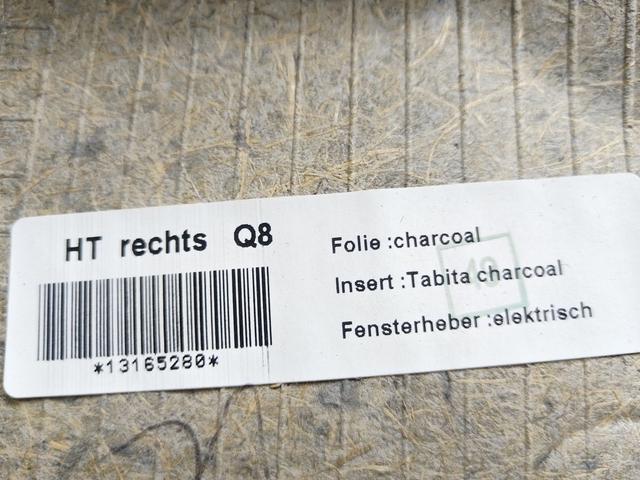 Обшивка двери задней правой (дверная карта) NT6SLI Opel Zafira купить в магазине запчастей бу