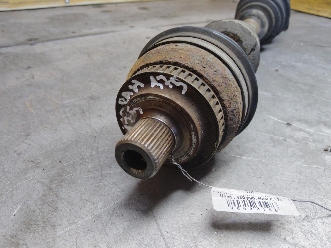 Полуось передняя правая (приводной вал, ШРУС) 7QA119 Volkswagen Sharan купить