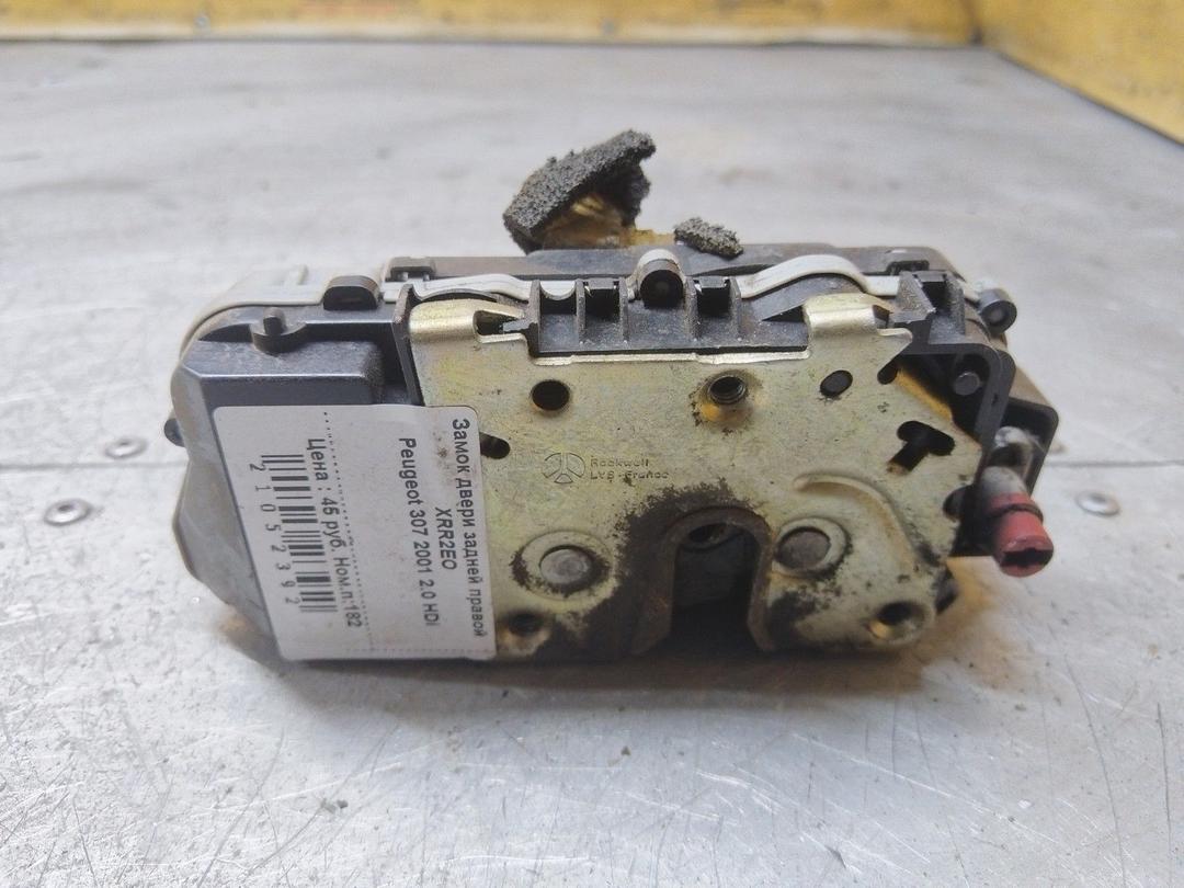 Замок двери задней правой XRR2EO Peugeot 307