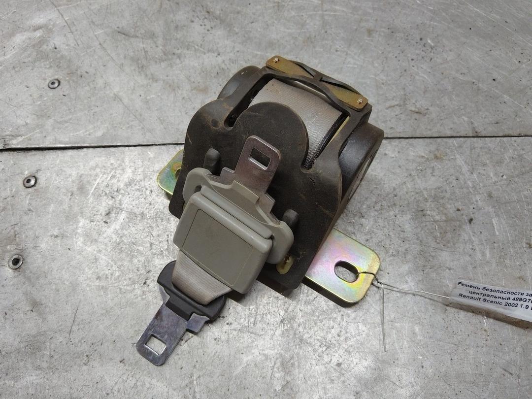 Ремень безопасности задний центральный 489G70 Renault Scenic