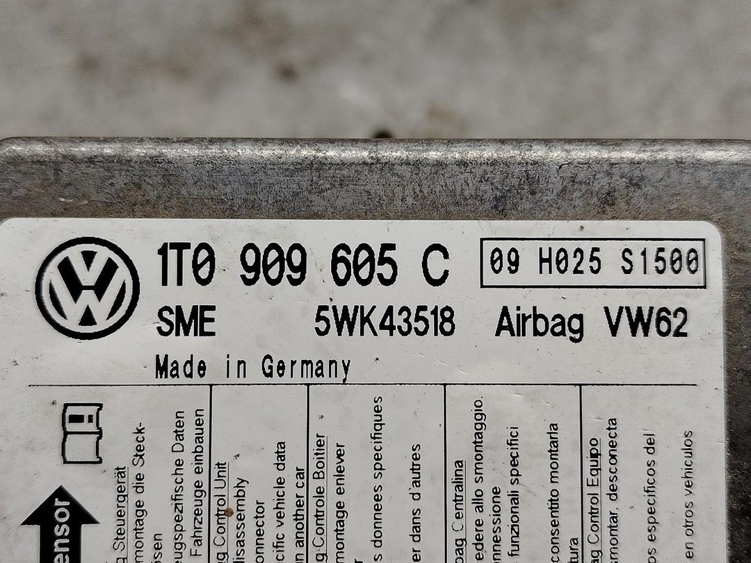 Блок AirBag CJTGDJ Volkswagen Touran - Фото 4