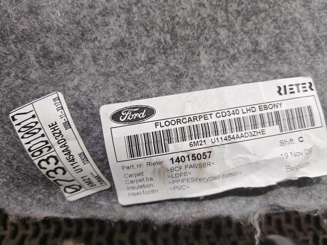 Ковер салонный EM701W Ford Galaxy undefined