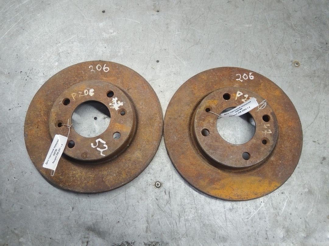 Диск тормозной передний 0457E8 Peugeot 206