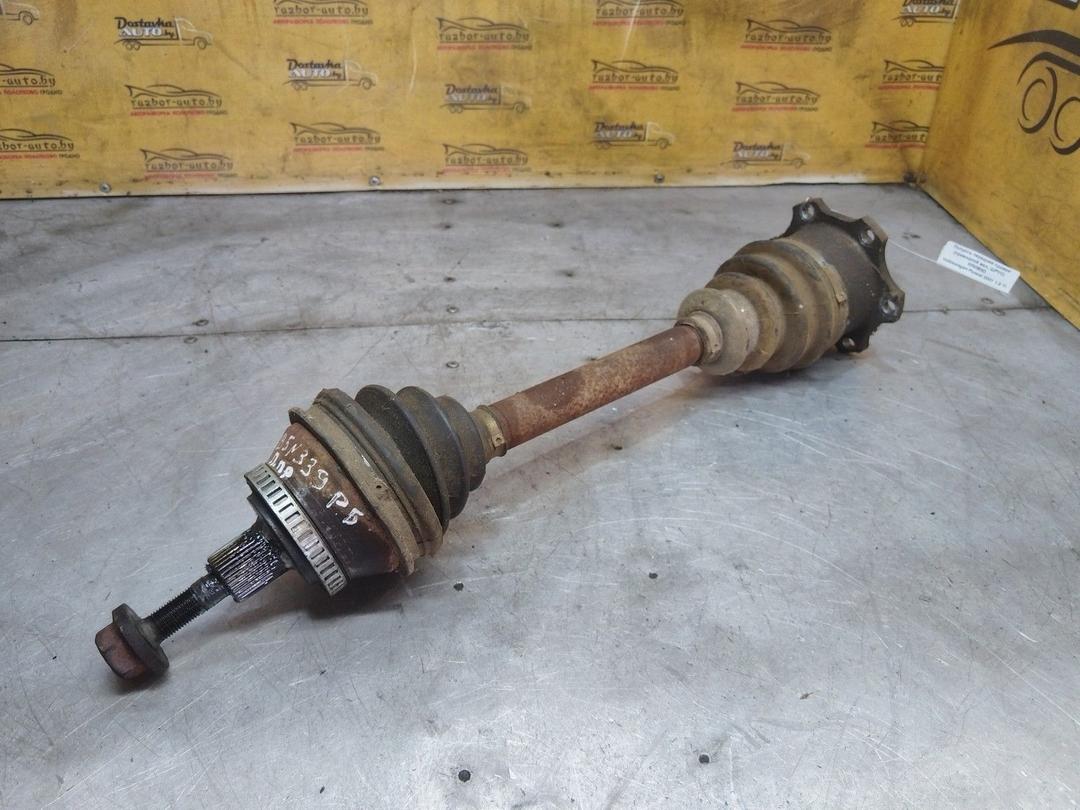 Полуось передняя левая (приводной вал, ШРУС) QBC45J Volkswagen Passat - Фото 1