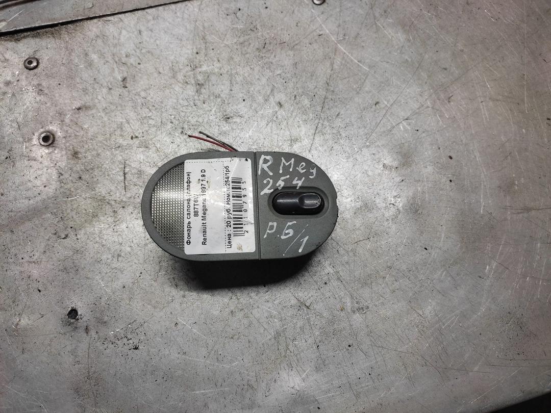 Фонарь салона (плафон) 887T6W Renault Megane