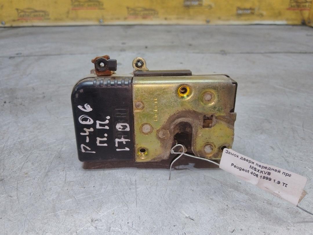 Замок двери передней правой LM5PYA Peugeot 406 - Фото 1