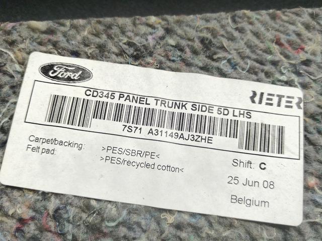 Обшивка багажника RE3N52 Ford Mondeo купить в магазине запчастей бу