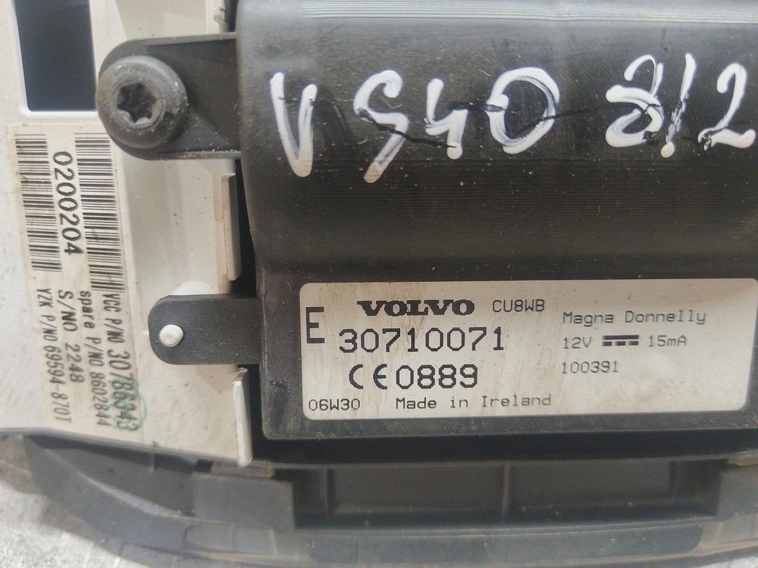 Щиток приборов (приборная панель) M9EUVC Volvo S40 купить в магазине запчастей бу