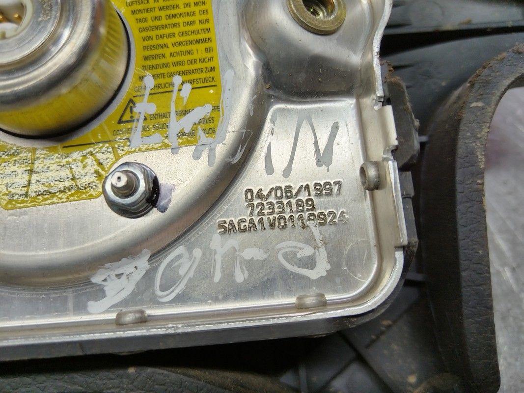 Подушка безопасности водителя 1YXS9D Peugeot 406 купить с доставкой