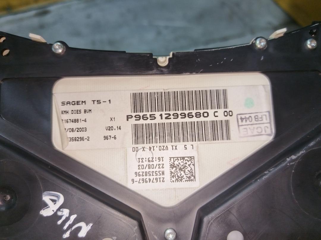 Щиток приборов (приборная панель) XJRFG7 Peugeot 307 - Фото 9