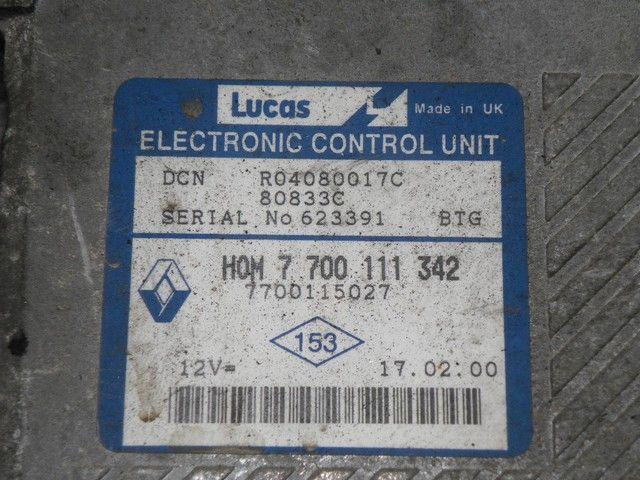 Блок управления двигателем UYHBRC Renault Scenic купить