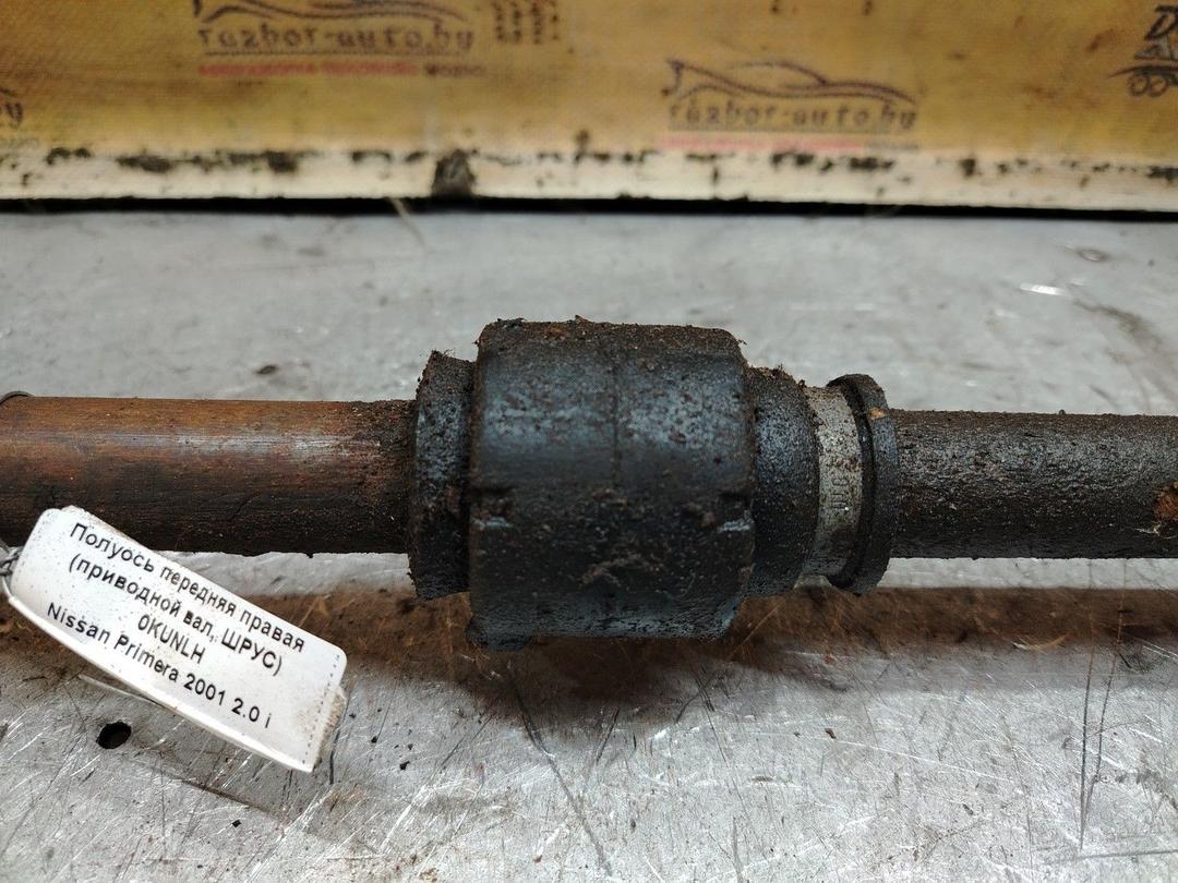 Полуось передняя правая (приводной вал, ШРУС) 0KUNLH Nissan Primera - Фото 3