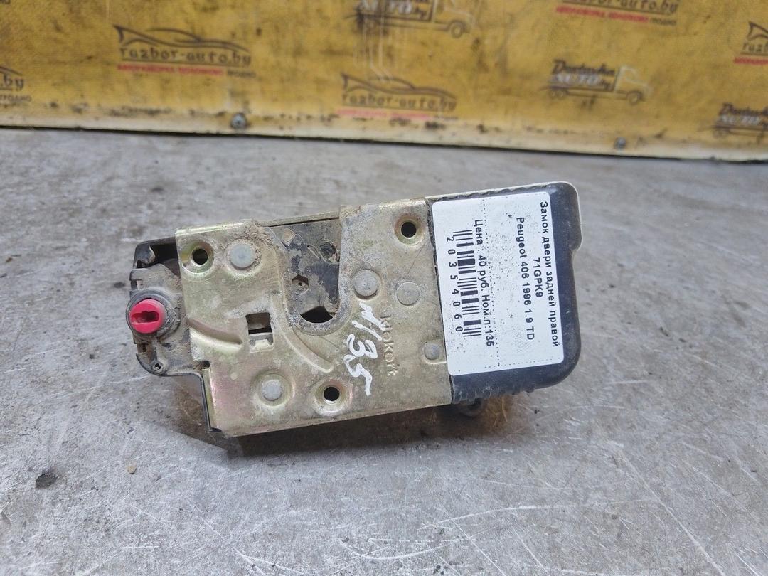 Замок двери задней левой 71GPK9 Peugeot 406 - Фото 2