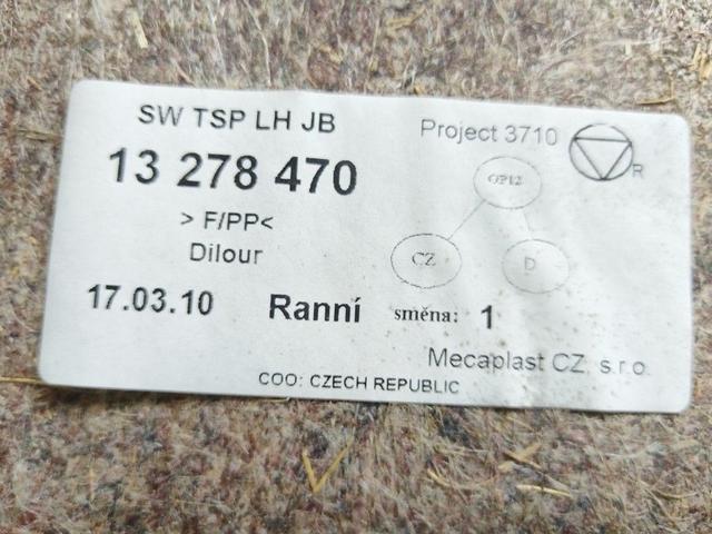 Обшивка багажника WT0JSZ Opel Insignia - Фото 5