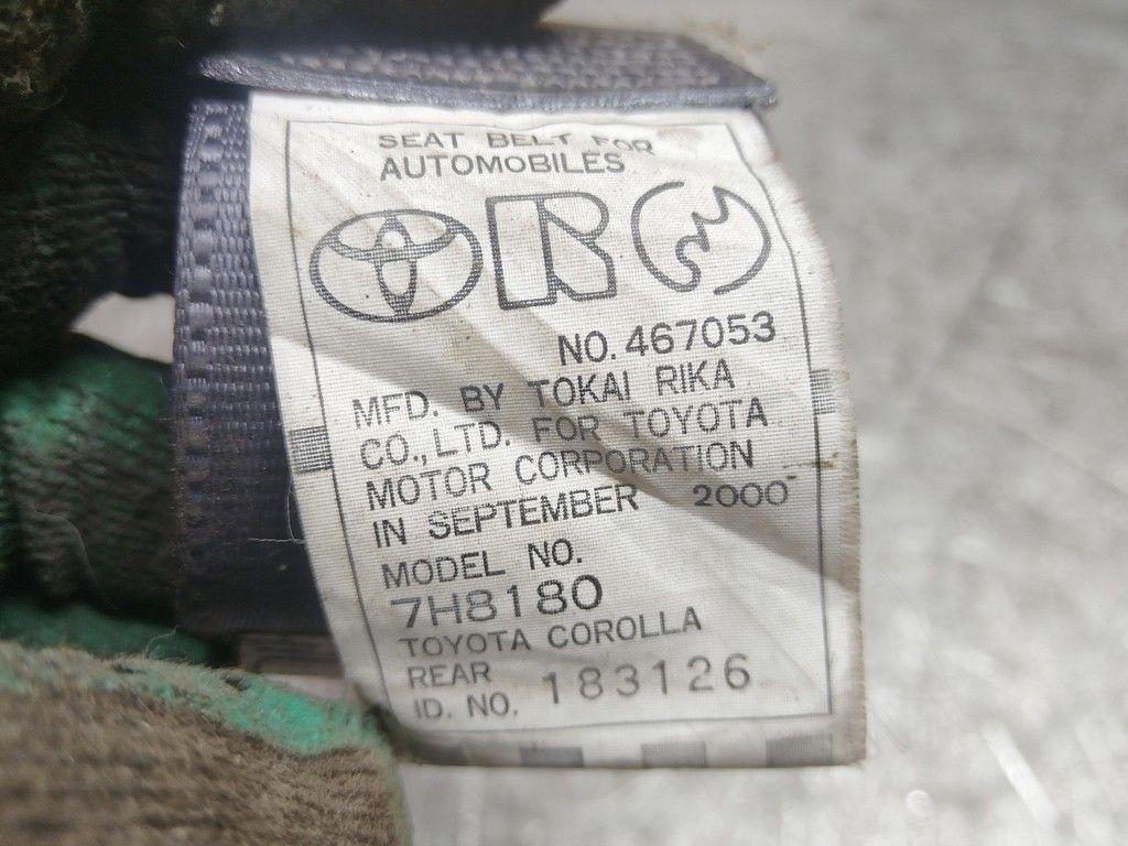 Ремень безопасности задний левый 75AW55 Toyota Corolla - Фото 4