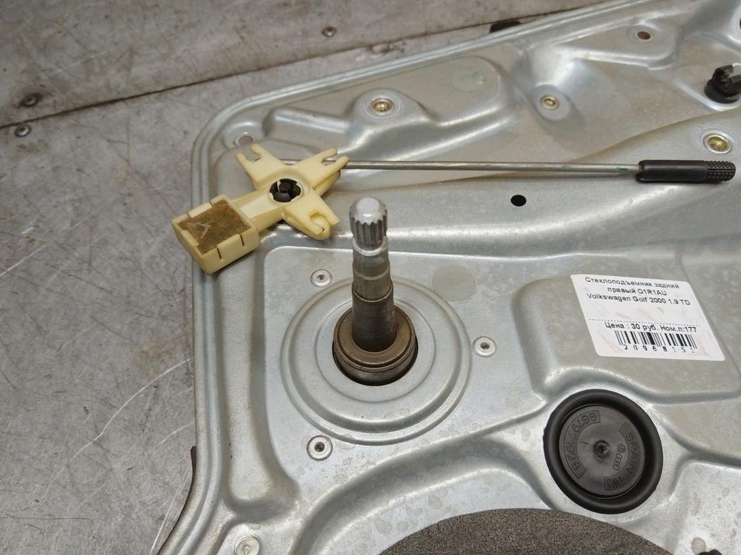 Стеклоподъемник задний правый O1R1AU Volkswagen Golf - Фото 2