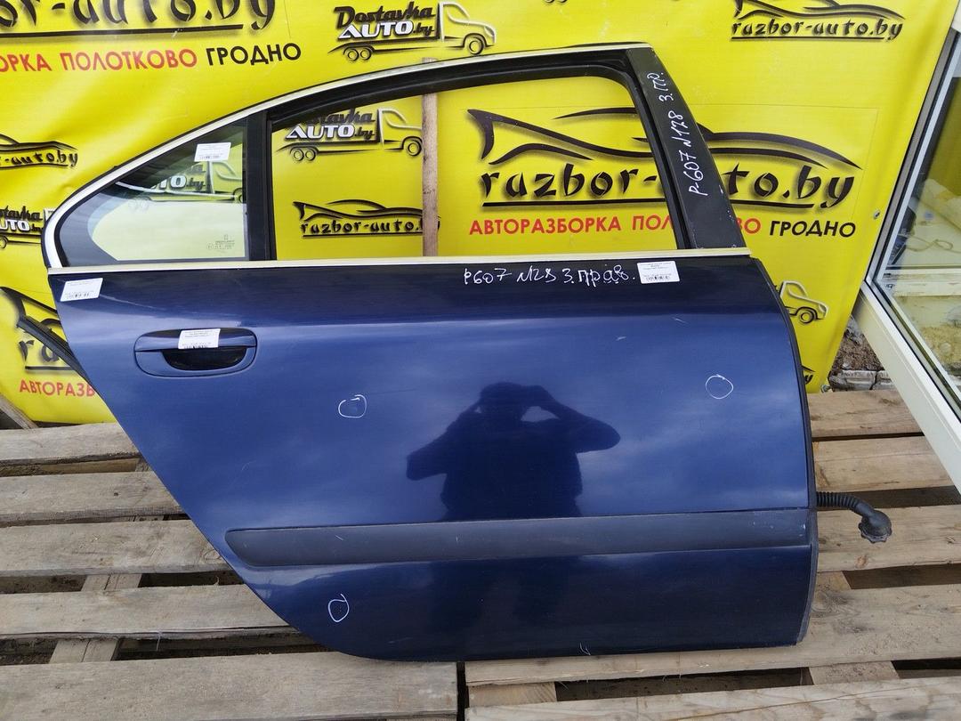 Стекло двери задней правой 6Y0NF3 Peugeot 607