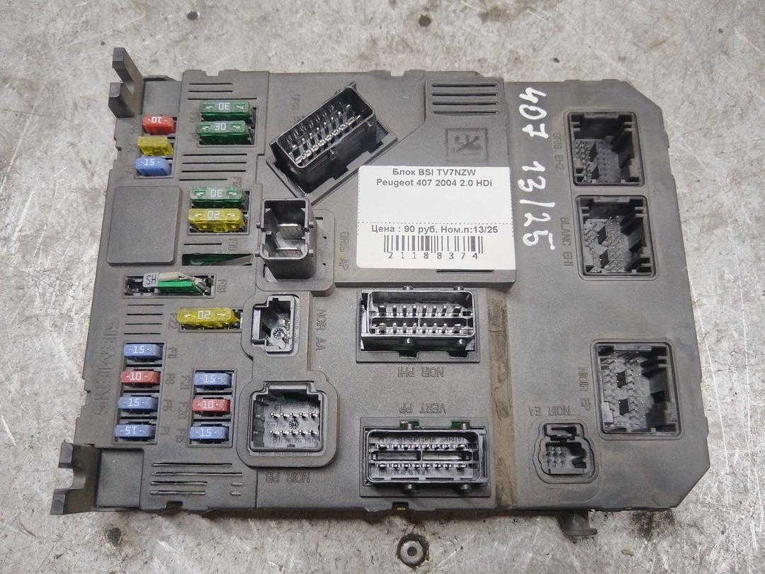 Блок BSI TV7NZW Peugeot 407 купить