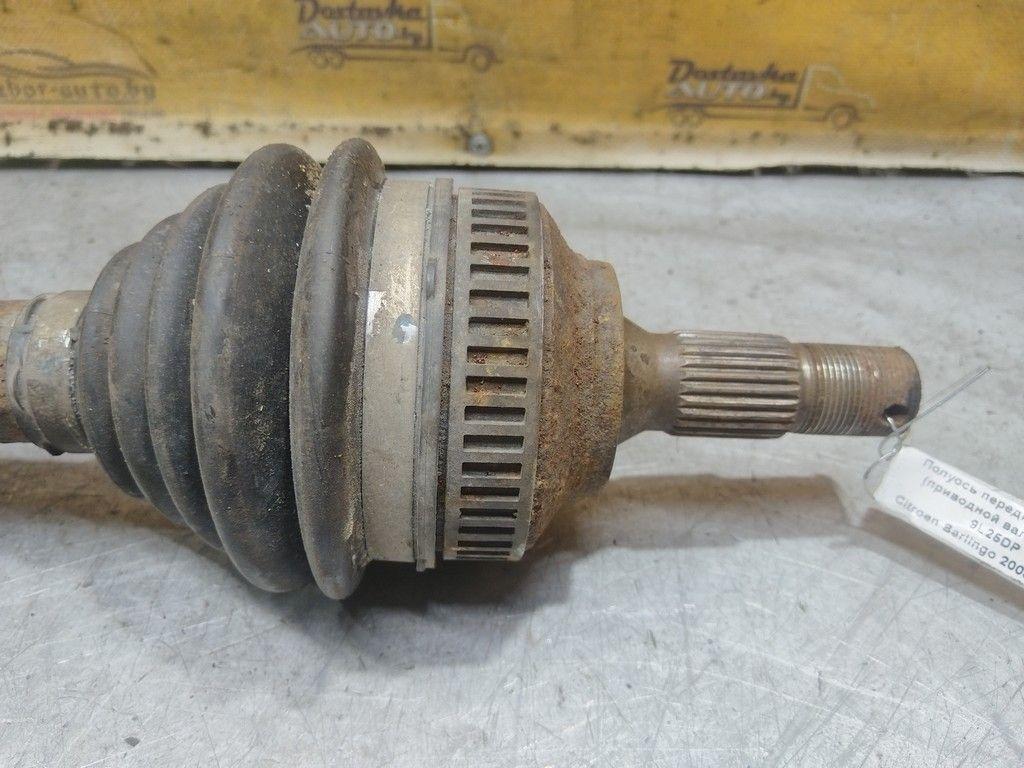 Полуось передняя правая (приводной вал, ШРУС) 9L25DP Citroen Berlingo - Фото 2