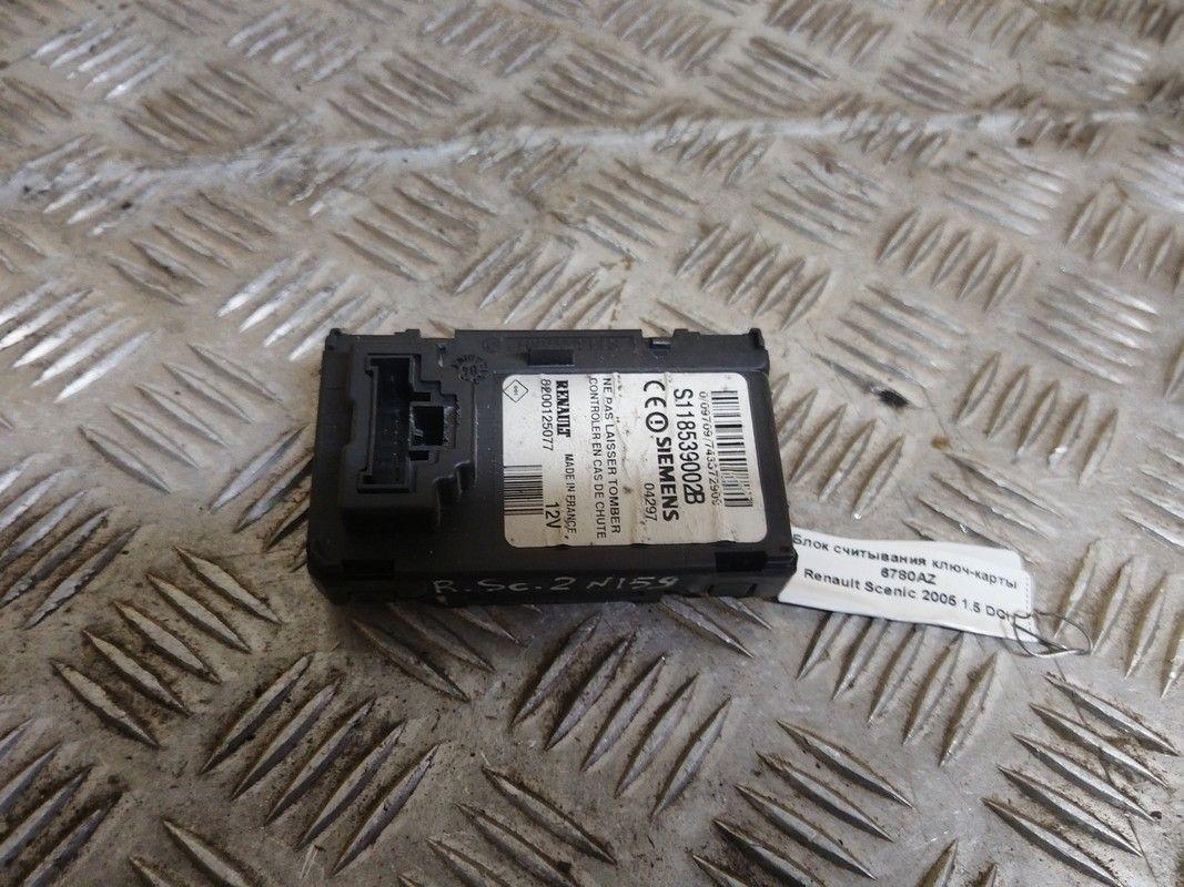 Блок считывания ключ-карты 6780AZ Renault Scenic - Фото 1