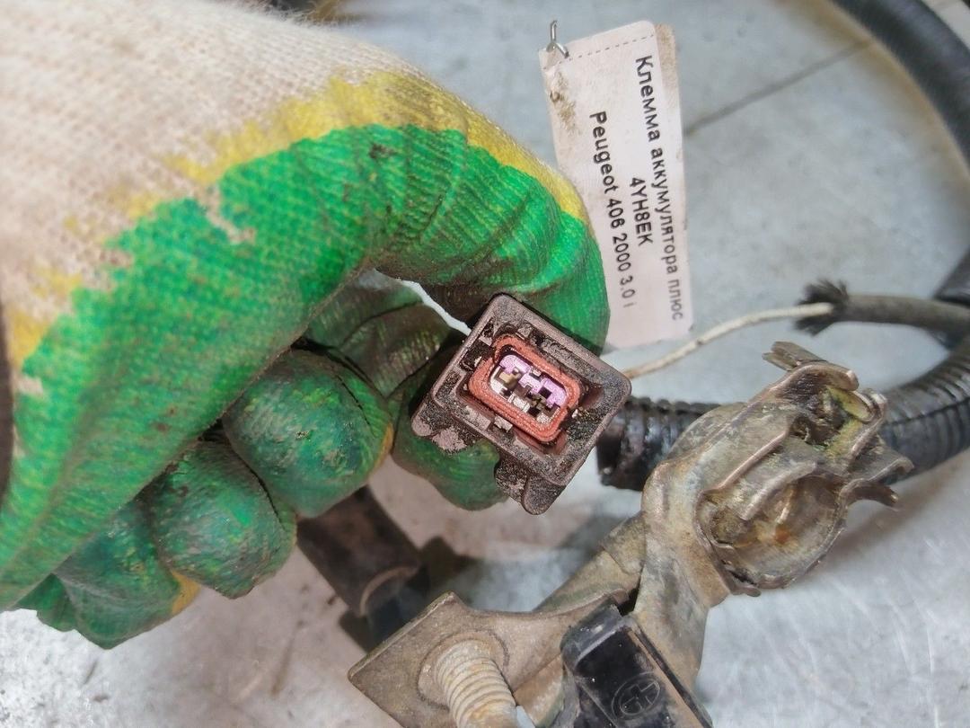 Клемма аккумулятора плюс 4YH8EK Peugeot 406 - Фото 3