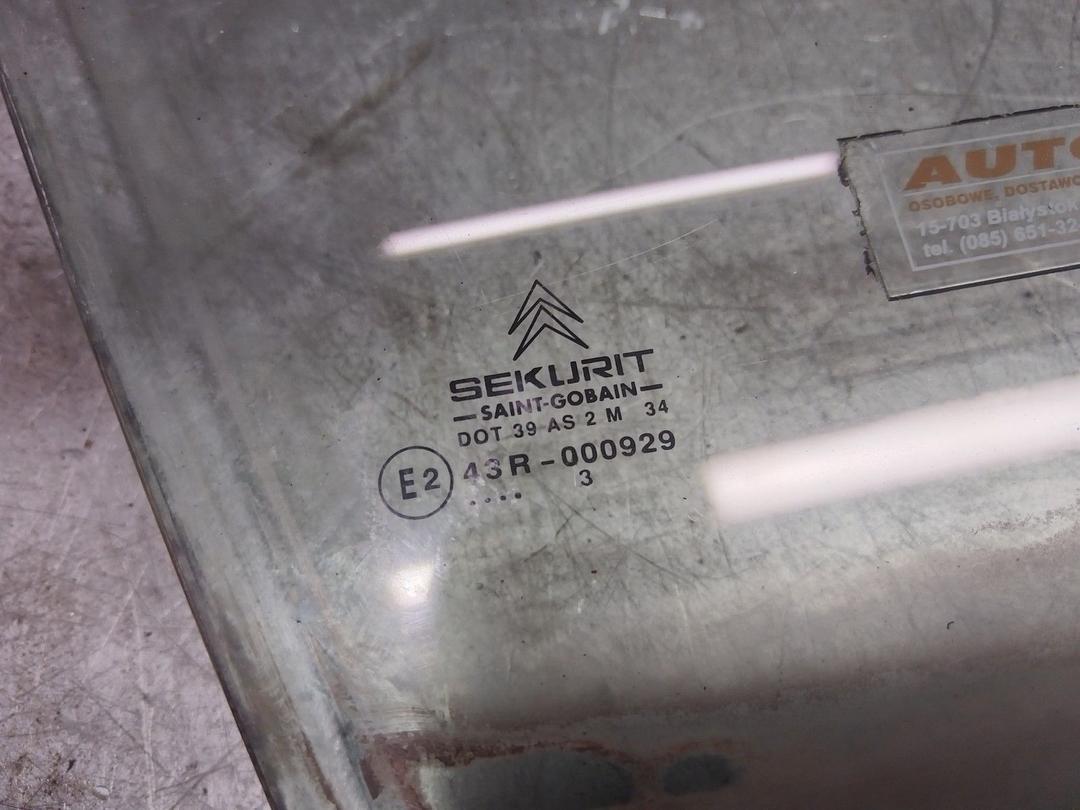 Стекло двери передней правой 0P665S Citroen C5 - Фото 2