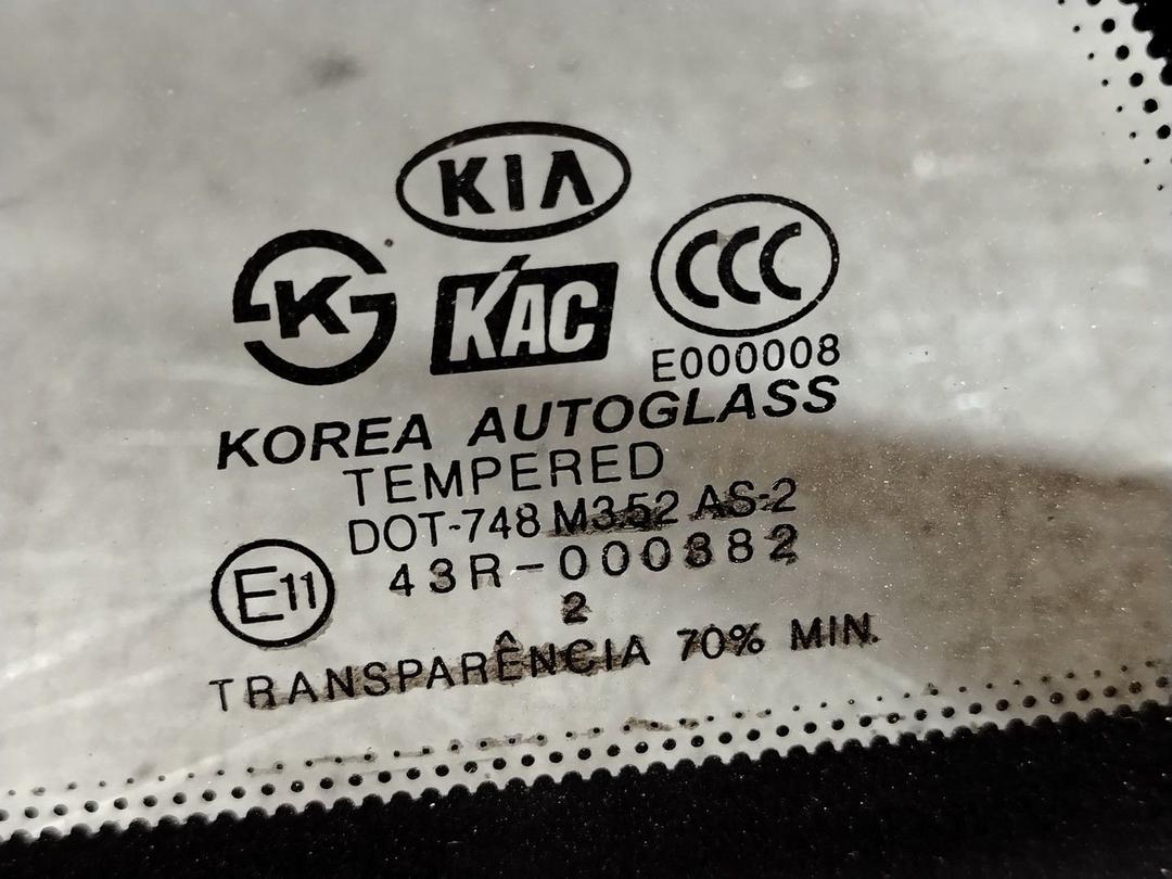 Стекло кузовное боковое левое 22V9K8 Kia Sorento - Фото 2