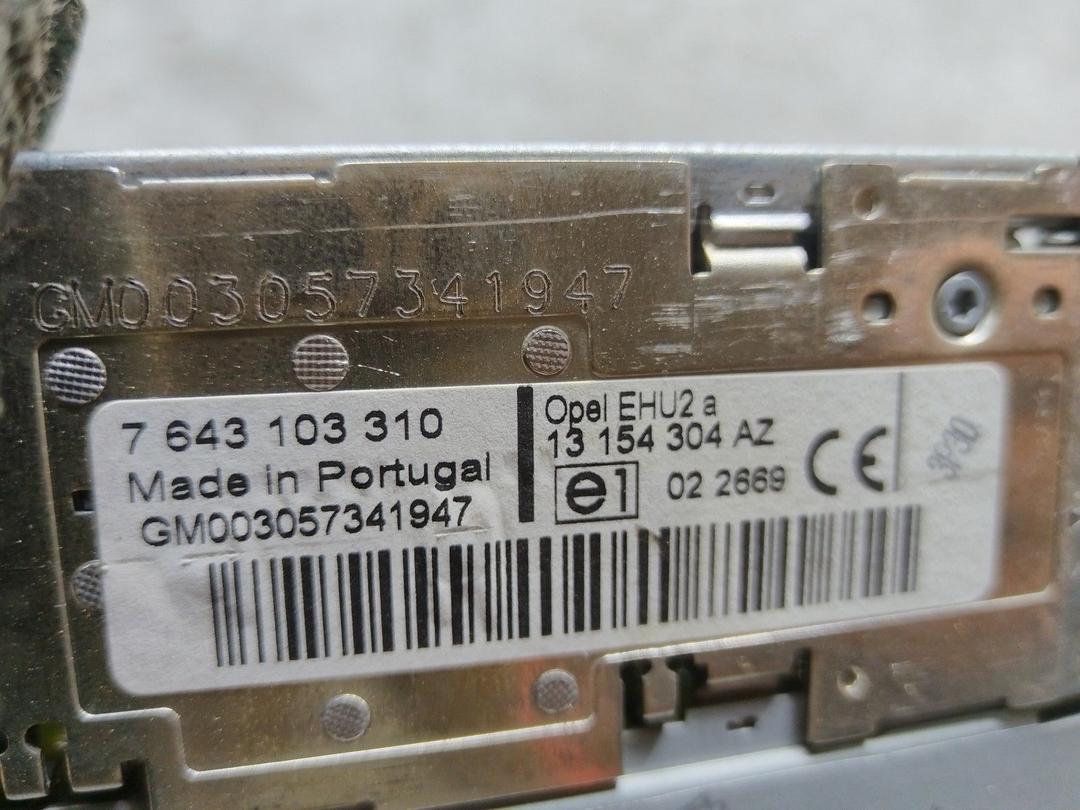 Магнитола 3IBJ45 Opel Zafira купить на авторазборке