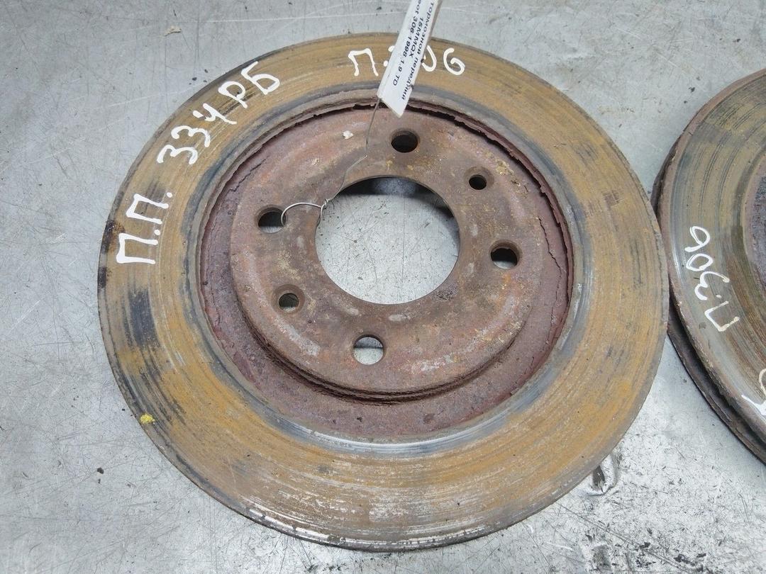 Диск тормозной передний 15MMQX Peugeot 306 - Фото 2