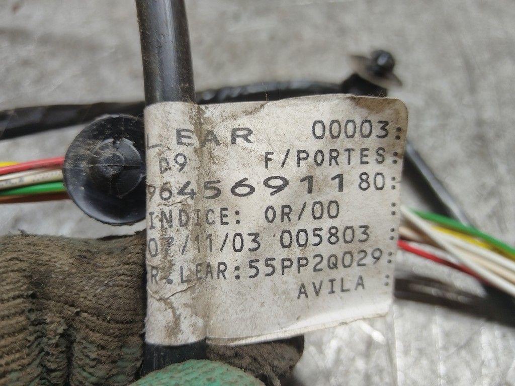 Проводка двери передней правой 32ITE9 Peugeot 406 - Фото 6