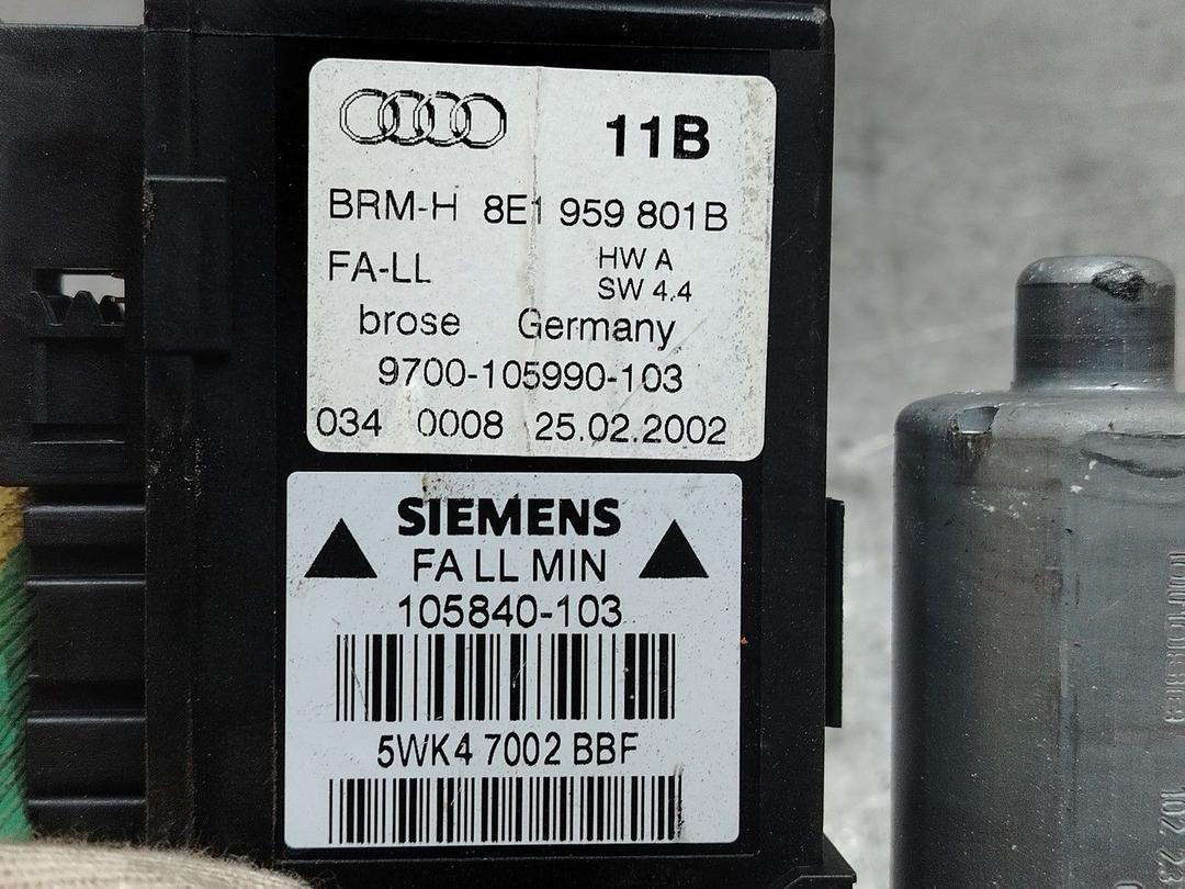 Стеклоподъемник электрический передний левый 9L9NVA Audi A4 - Фото 6