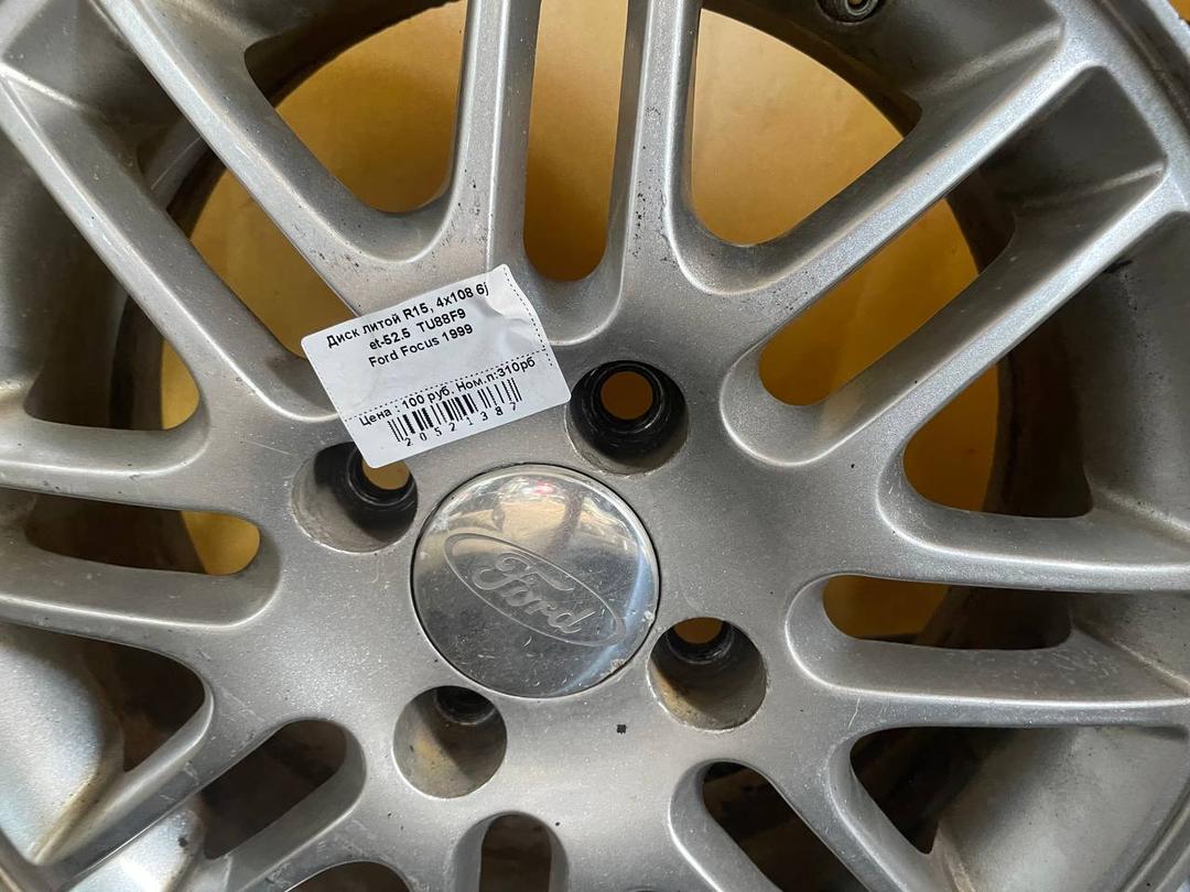 Диск литой R15, 4x108 Ford Focus 1999 TU88F9 TU88F9 Ford Focus undefined