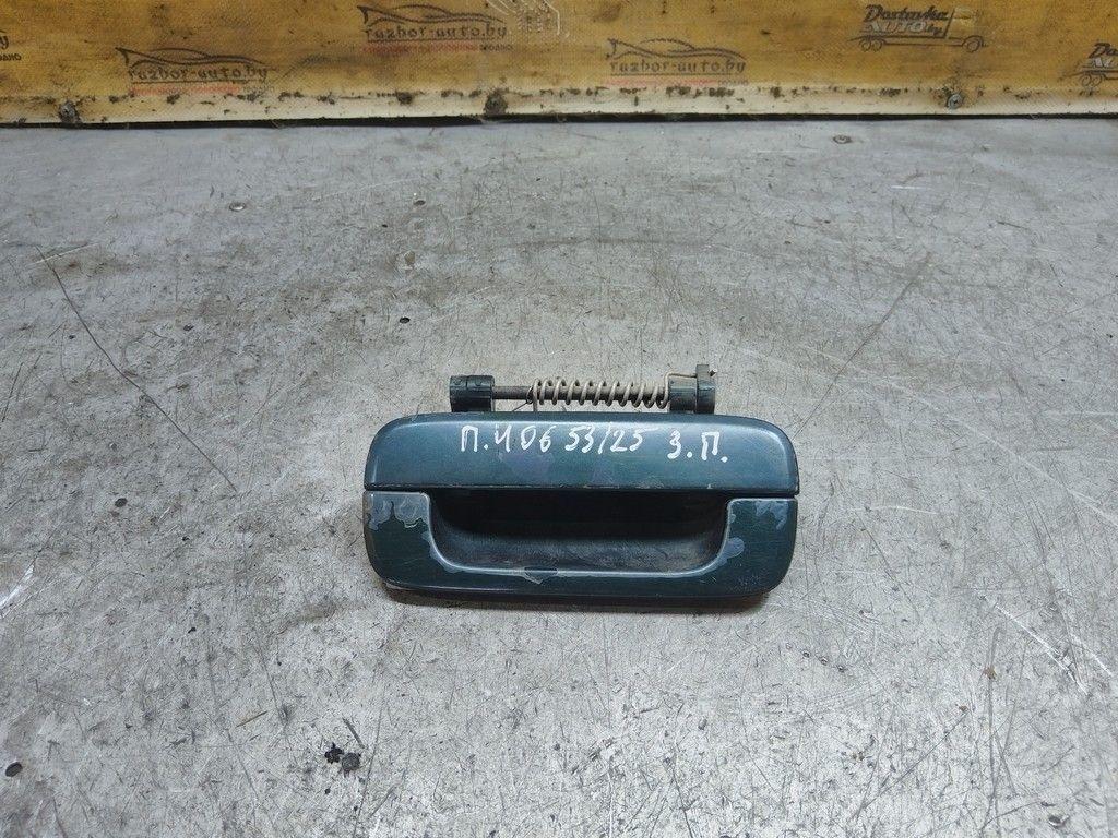 Ручка наружная задняя правая 282O94 Peugeot 406 - Фото 1