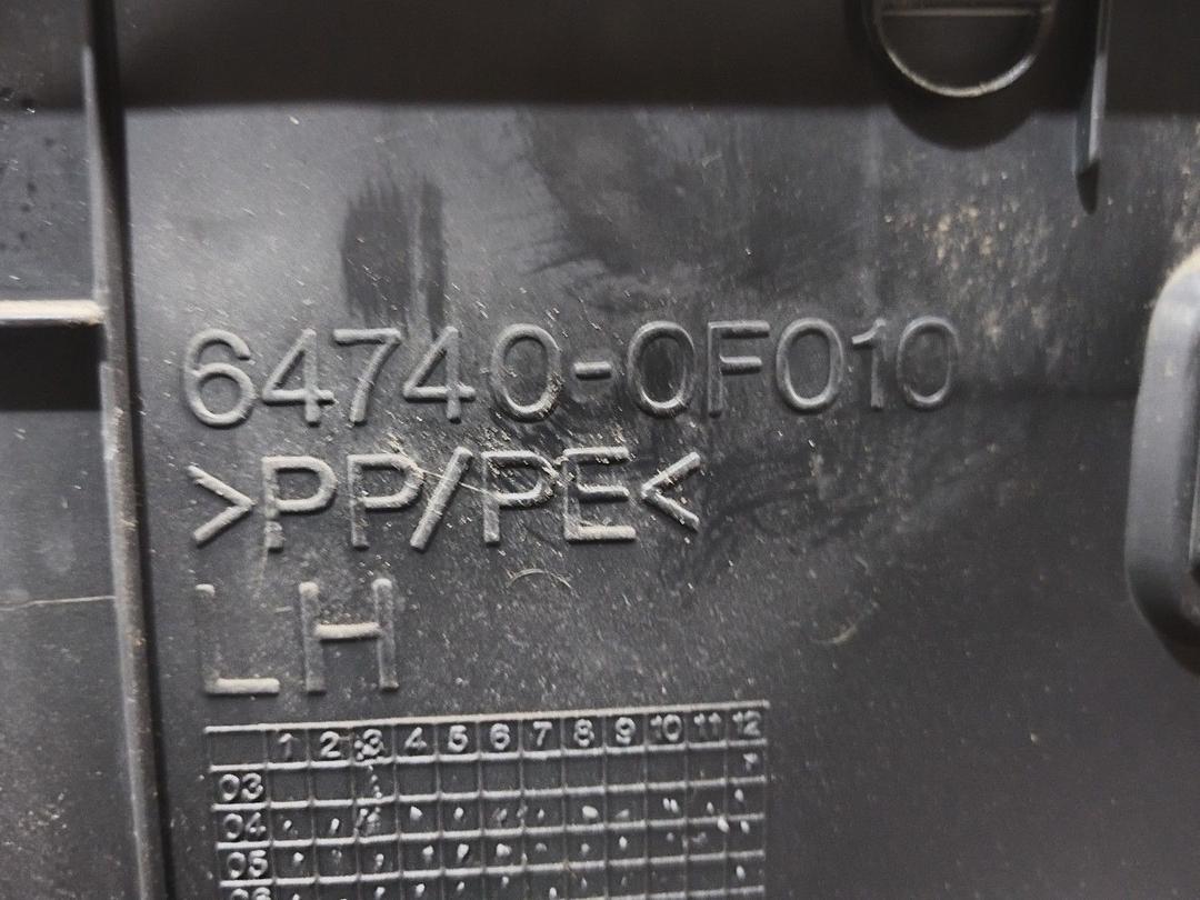 Обшивка багажника 6Z0Z8B Toyota Corolla Verso купить с доставкой