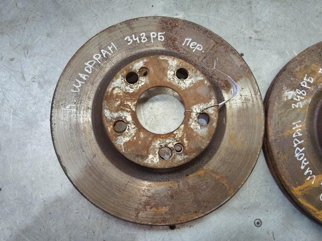 Диск тормозной передний Z9ZPDX Renault Safrane - Фото 2