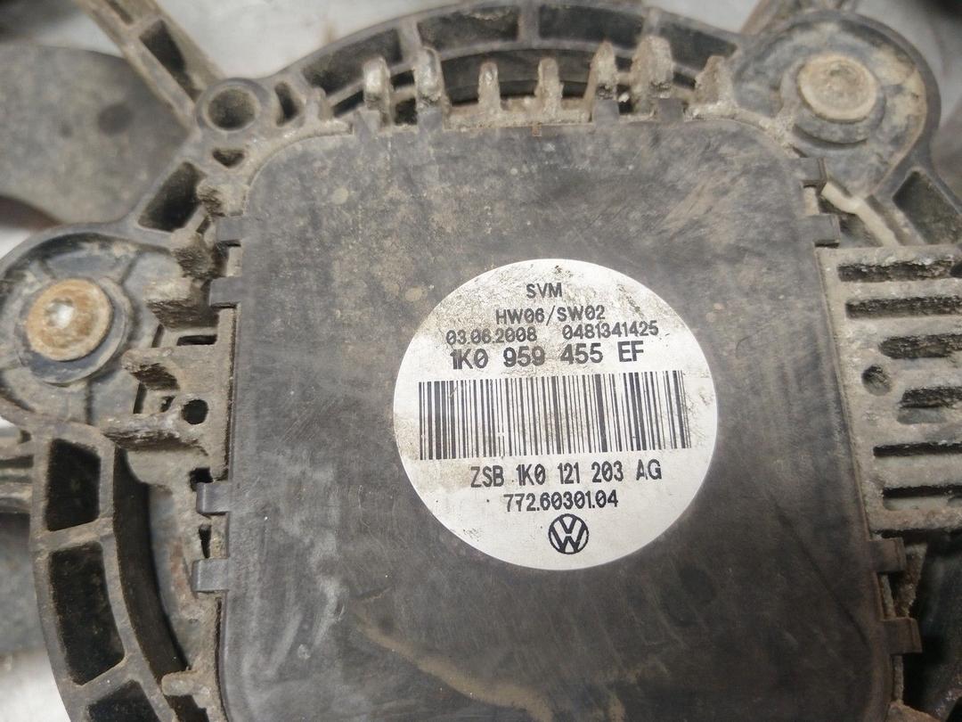 Вентилятор радиатора 0TJWXO Volkswagen Caddy - Фото 6