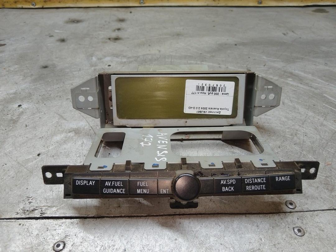 Дисплей V9UB6Y Toyota Avensis